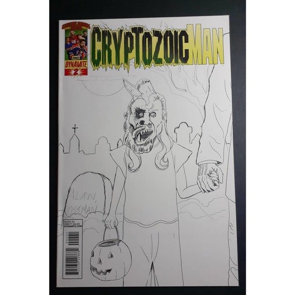 CryptoZodic Man #2 Rare HTF Sketch Variant (2013) Dynamite Comicbook Men - Picture 1 of 6